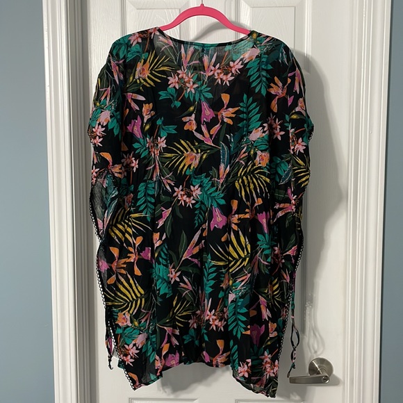 Floral swim coverup - Picture 2 of 3